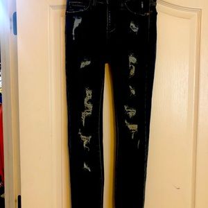 Judy Blue distressed skinny jeans